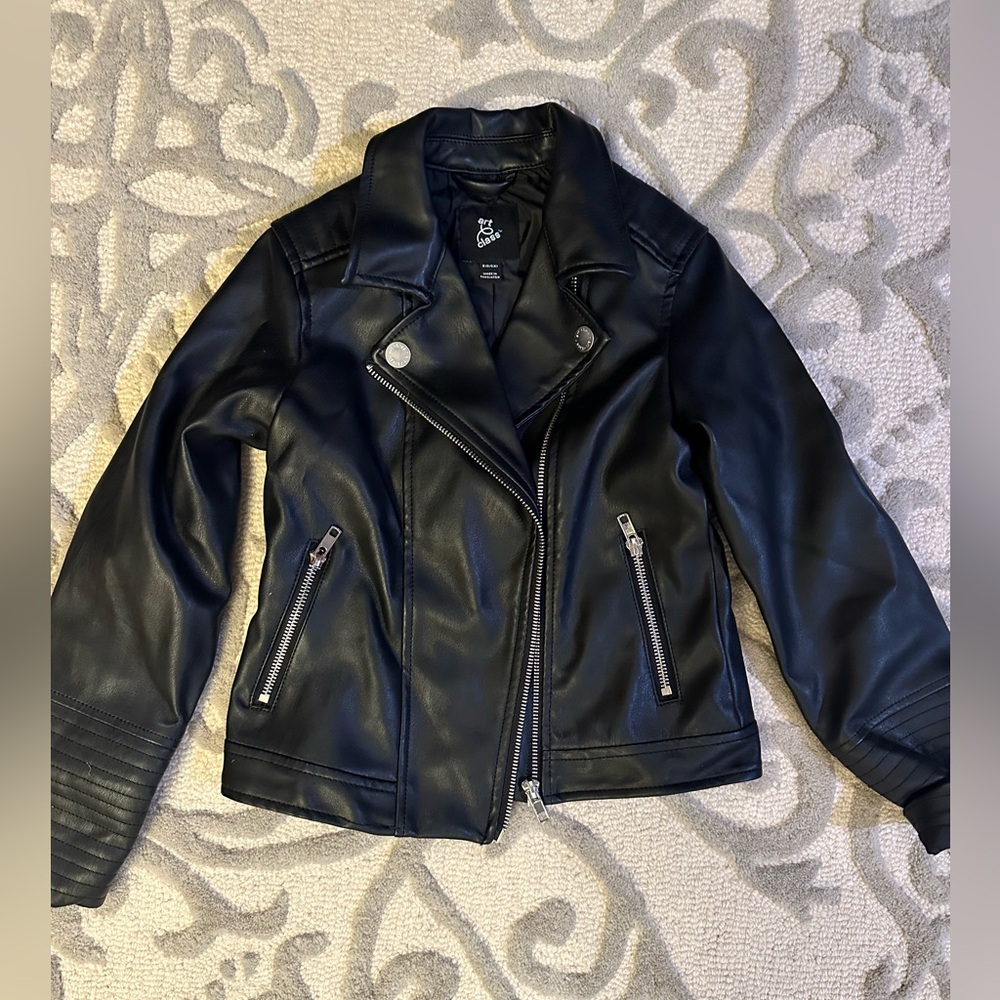 Art Class Moto Jacket, worn once. Size 6/6x.